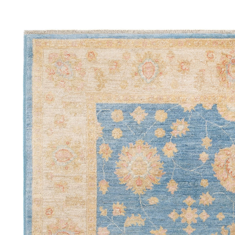 Ziegler Teppich - 238 x 169 cm - blau