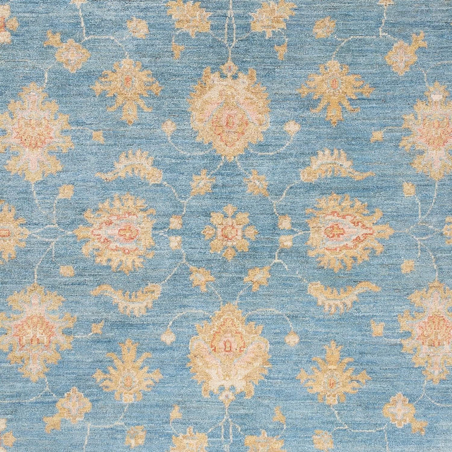 Ziegler Teppich - 240 x 172 cm - blau