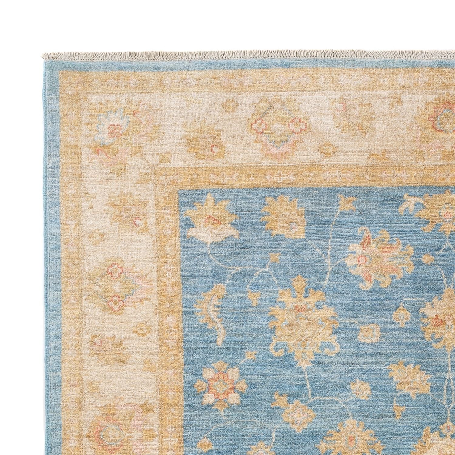 Ziegler Teppich - 240 x 172 cm - blau