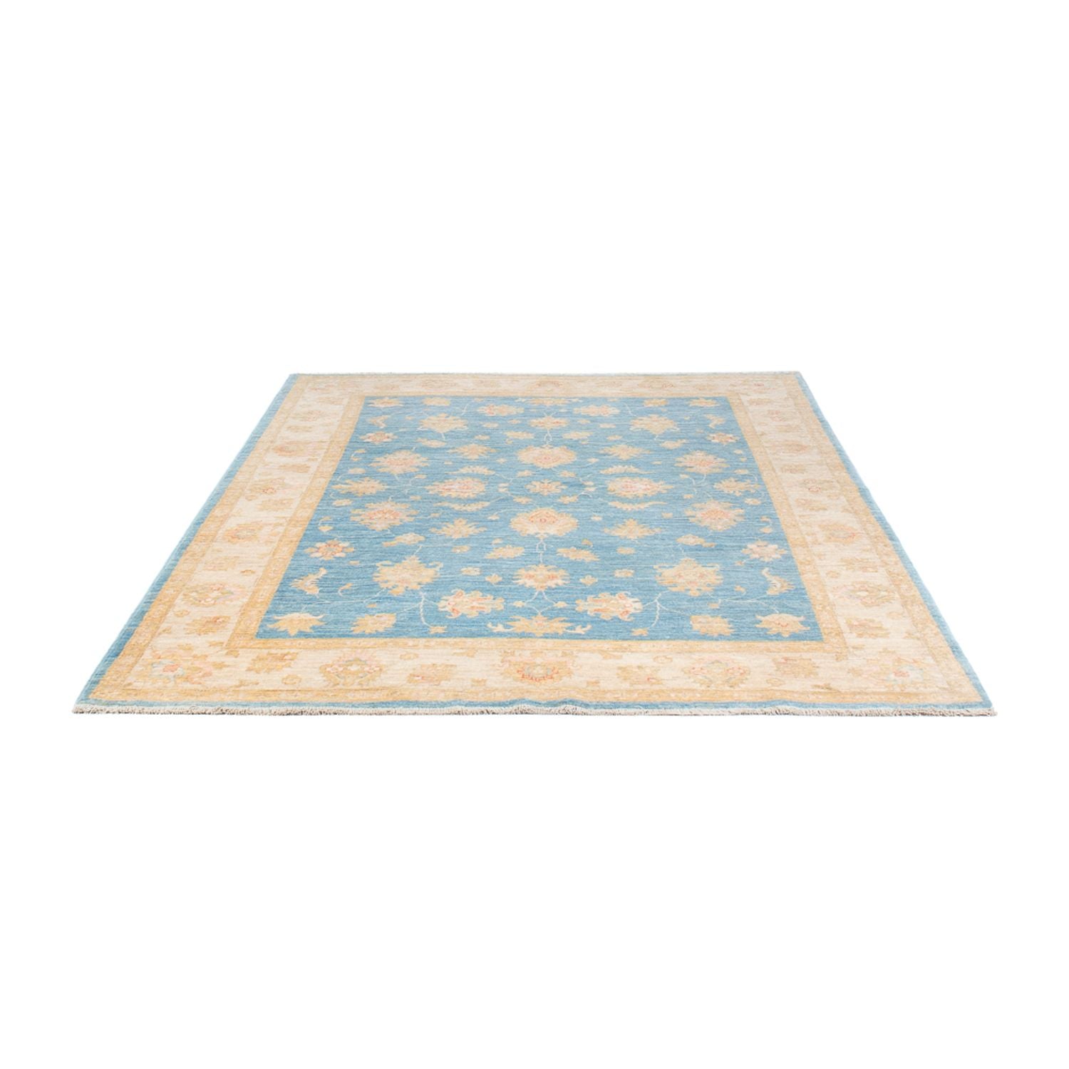 Ziegler Teppich - 240 x 172 cm - blau