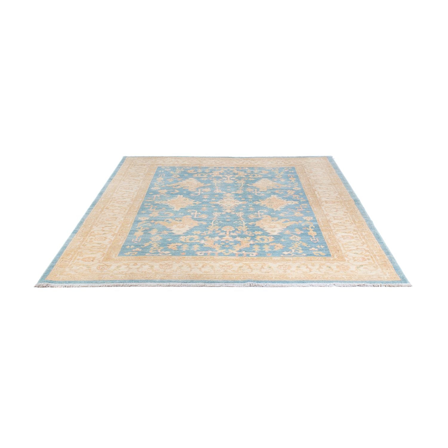 Ziegler Teppich - 240 x 178 cm - blau