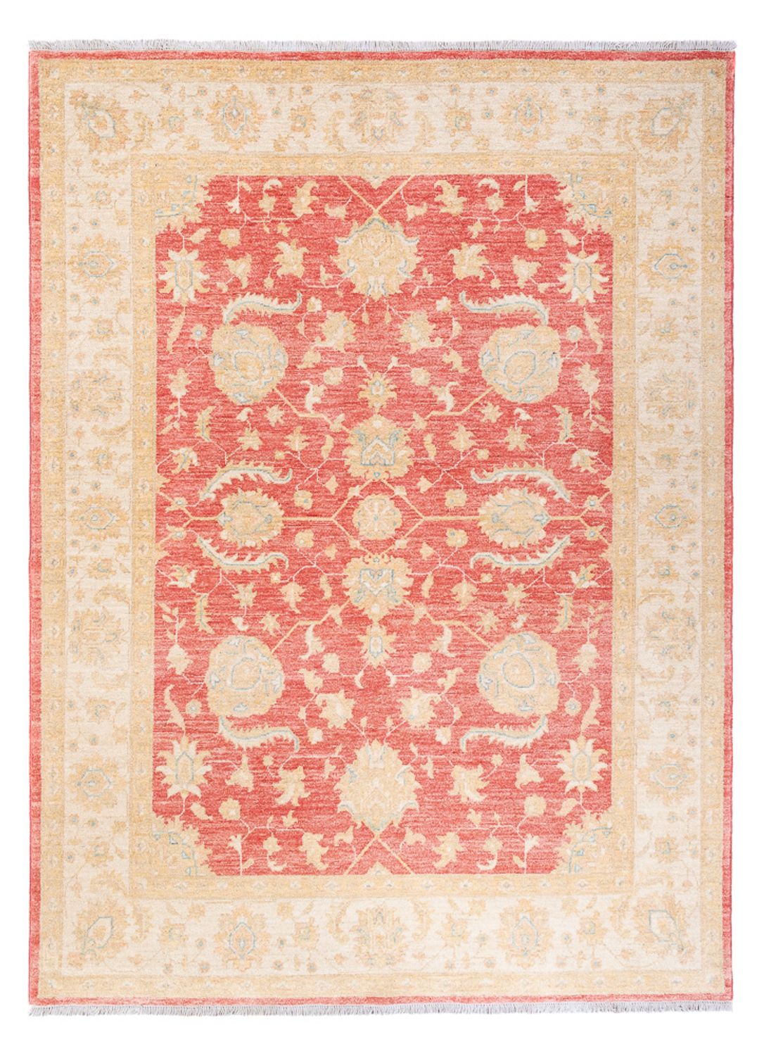 Ziegler Teppich - 241 x 173 cm - rot