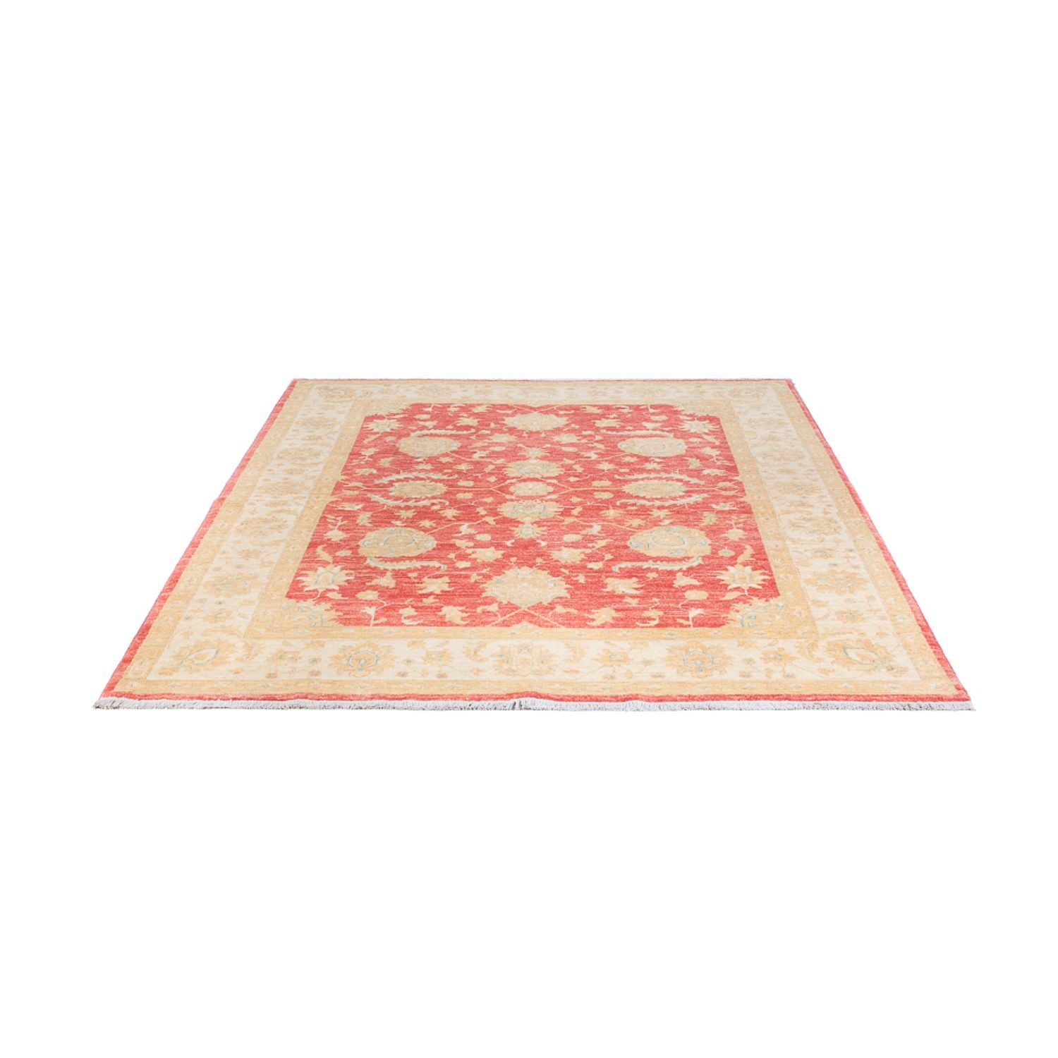 Ziegler Teppich - 241 x 173 cm - rot