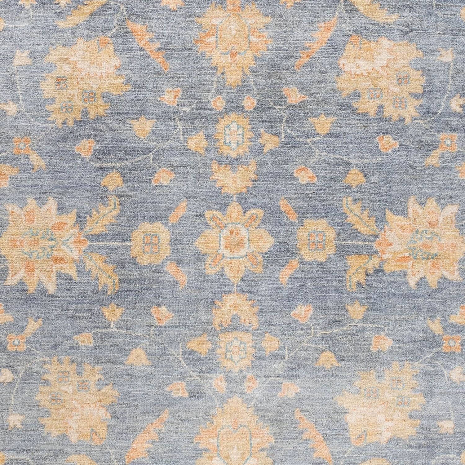 Ziegler Teppich - 236 x 173 cm - seeblau