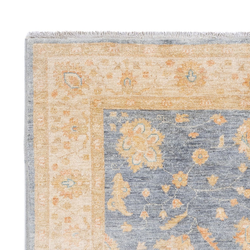 Ziegler Teppich - 236 x 173 cm - seeblau