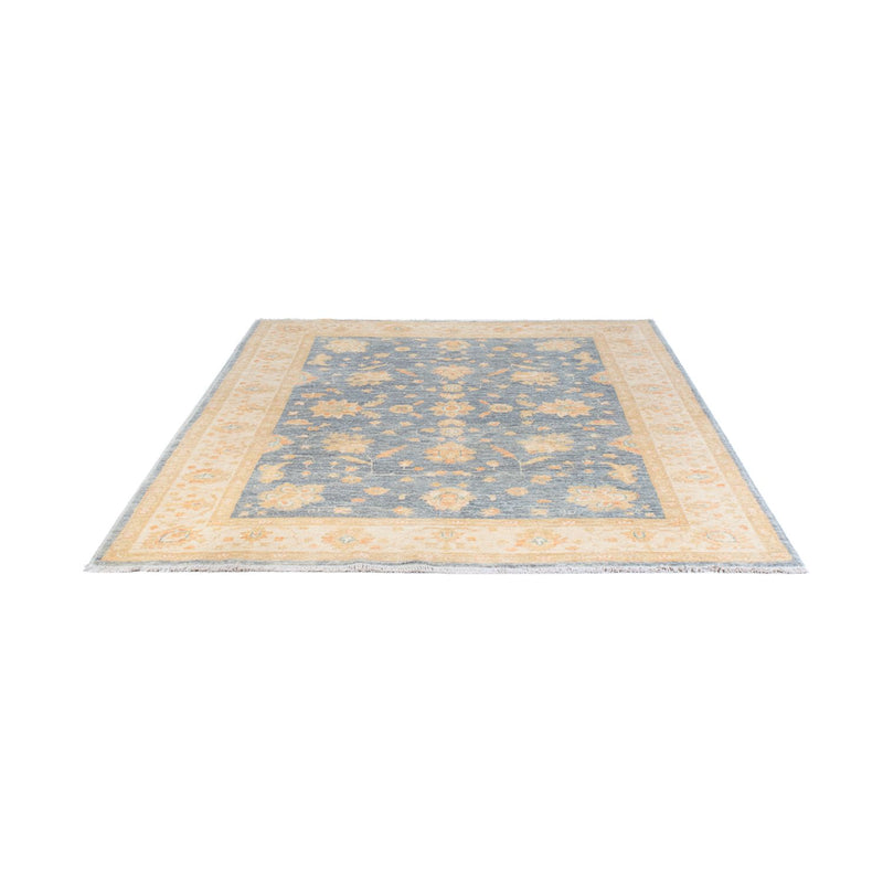 Ziegler Teppich - 236 x 173 cm - seeblau