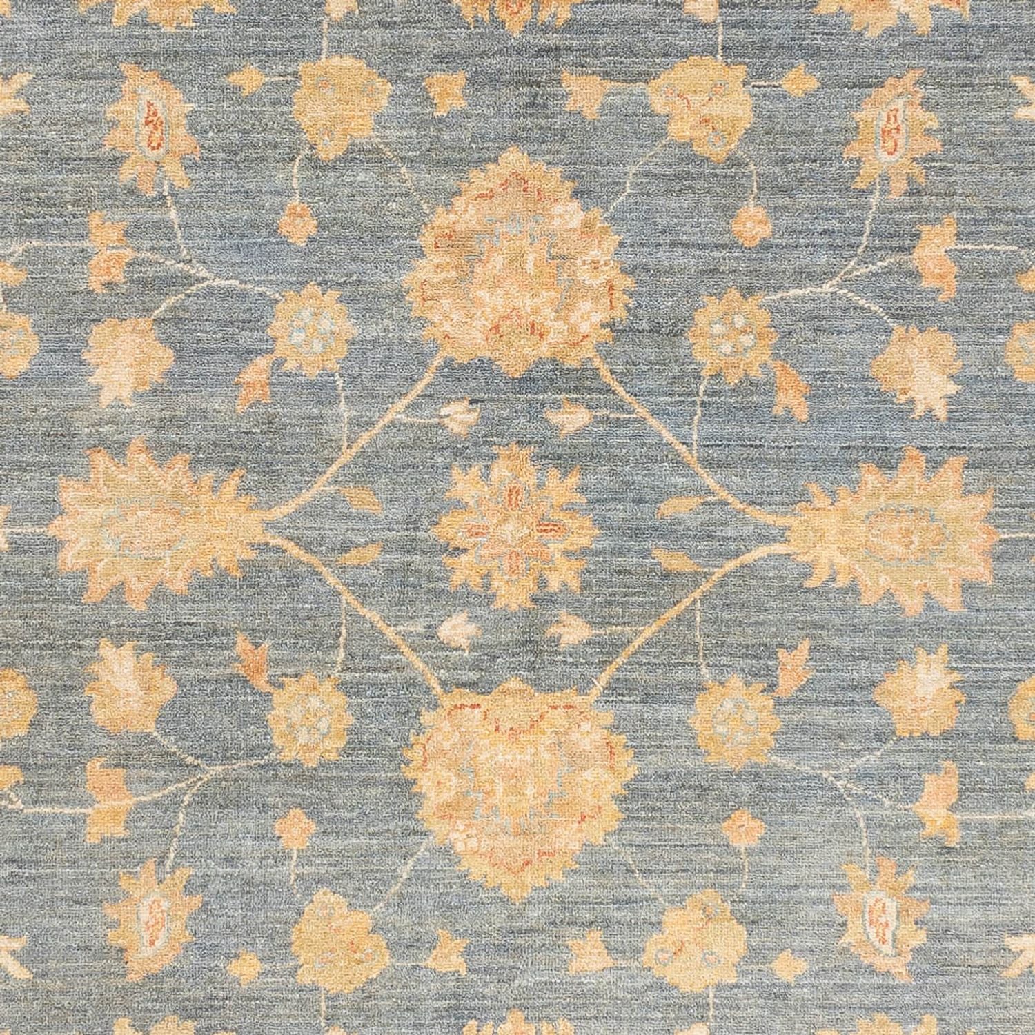 Ziegler Teppich - Ariana - 239 x 174 cm - seeblau