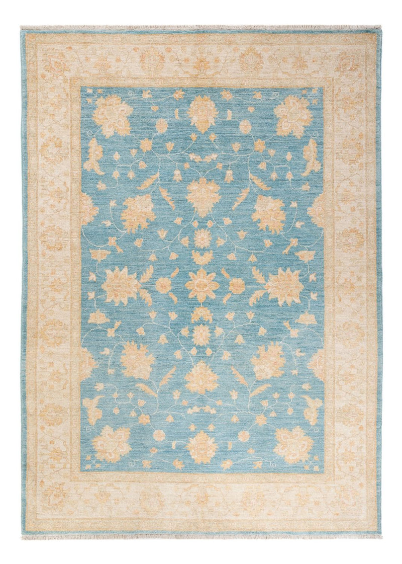 Ziegler Teppich - 243 x 173 cm - blau