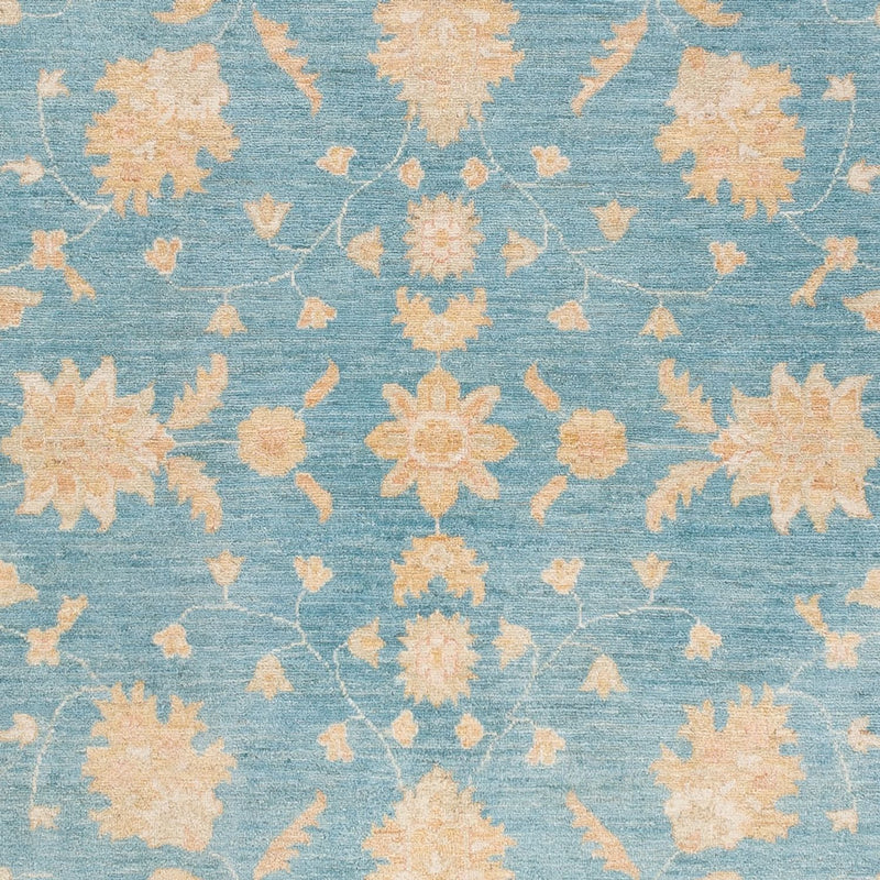 Ziegler Teppich - 243 x 173 cm - blau