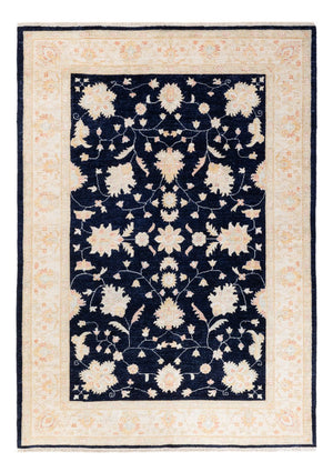 Ziegler Teppich - 239 x 170 cm - schwarz