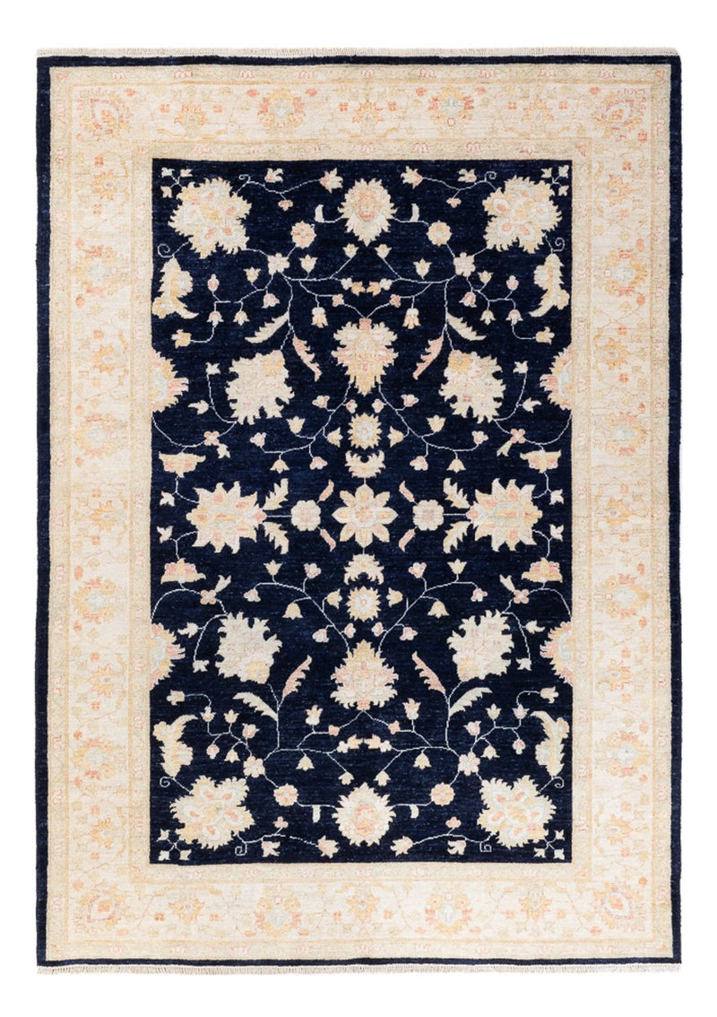 Ziegler Teppich - 239 x 170 cm - schwarz