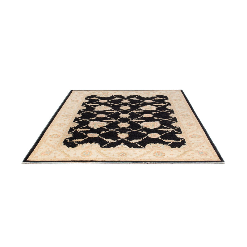 Ziegler Teppich - 244 x 175 cm - schwarz