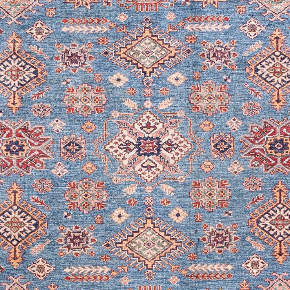 Ziegler Teppich - Kazak - 300 x 244 cm - hellblau