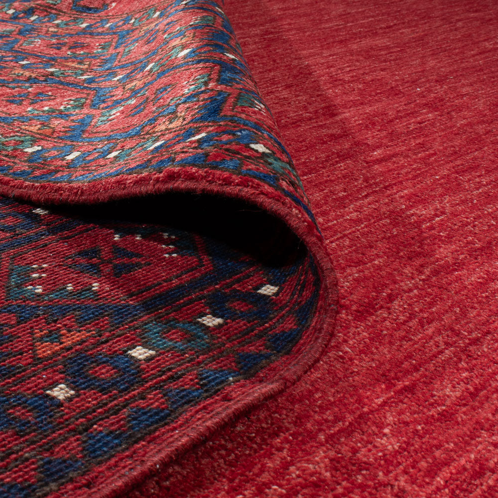 Afghan Teppich - Kunduz - 313 x 259 cm - rot