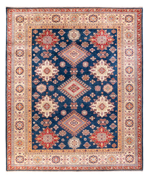 Ziegler Teppich - Kazak - 301 x 246 cm - dunkelblau
