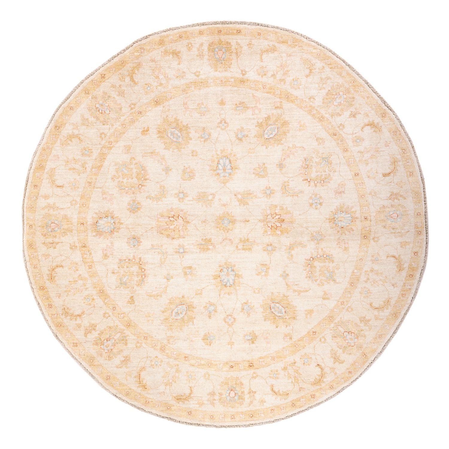 Ziegler Teppich rund  - 200 x 199 cm - beige
