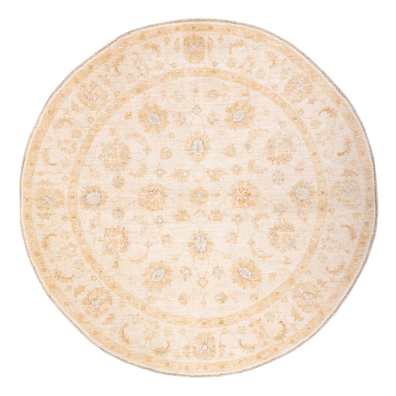 Ziegler Teppich rund  - 200 x 199 cm - beige