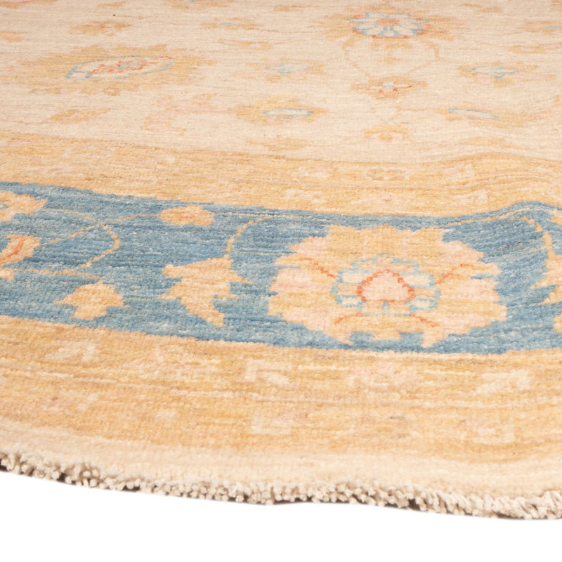 Ziegler Teppich rund  - 246 x 245 cm - beige