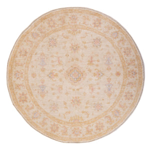 Ziegler Teppich rund  - 150 x 147 cm - beige