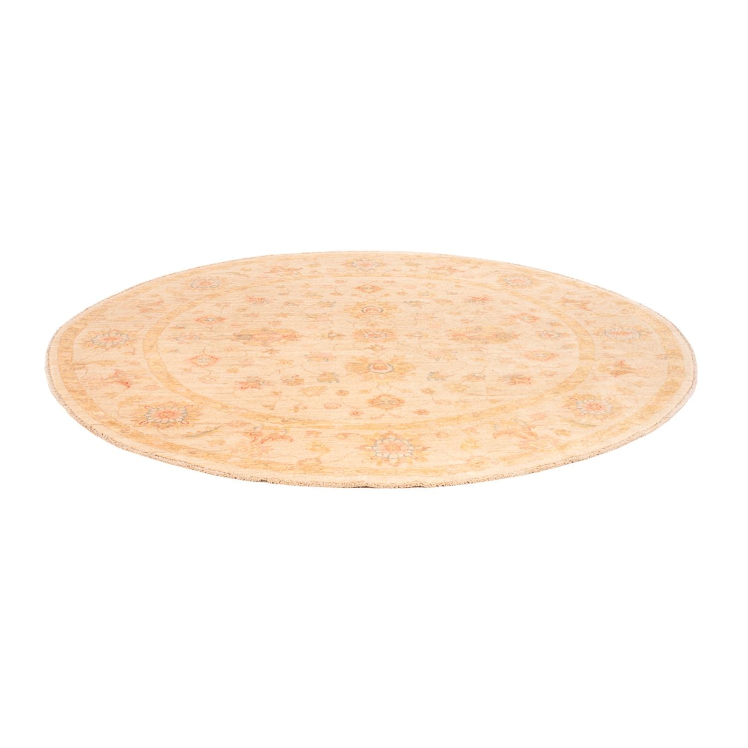 Ziegler Teppich rund  - 200 x 198 cm - beige