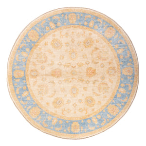 Ziegler Teppich rund  - 199 x 194 cm - beige