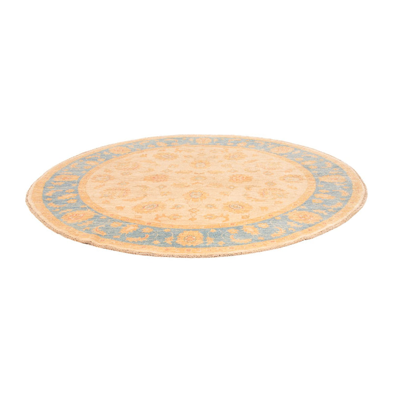 Ziegler Teppich rund  - 199 x 194 cm - beige