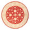 Ziegler Teppich rund  - 200 x 194 cm - rot