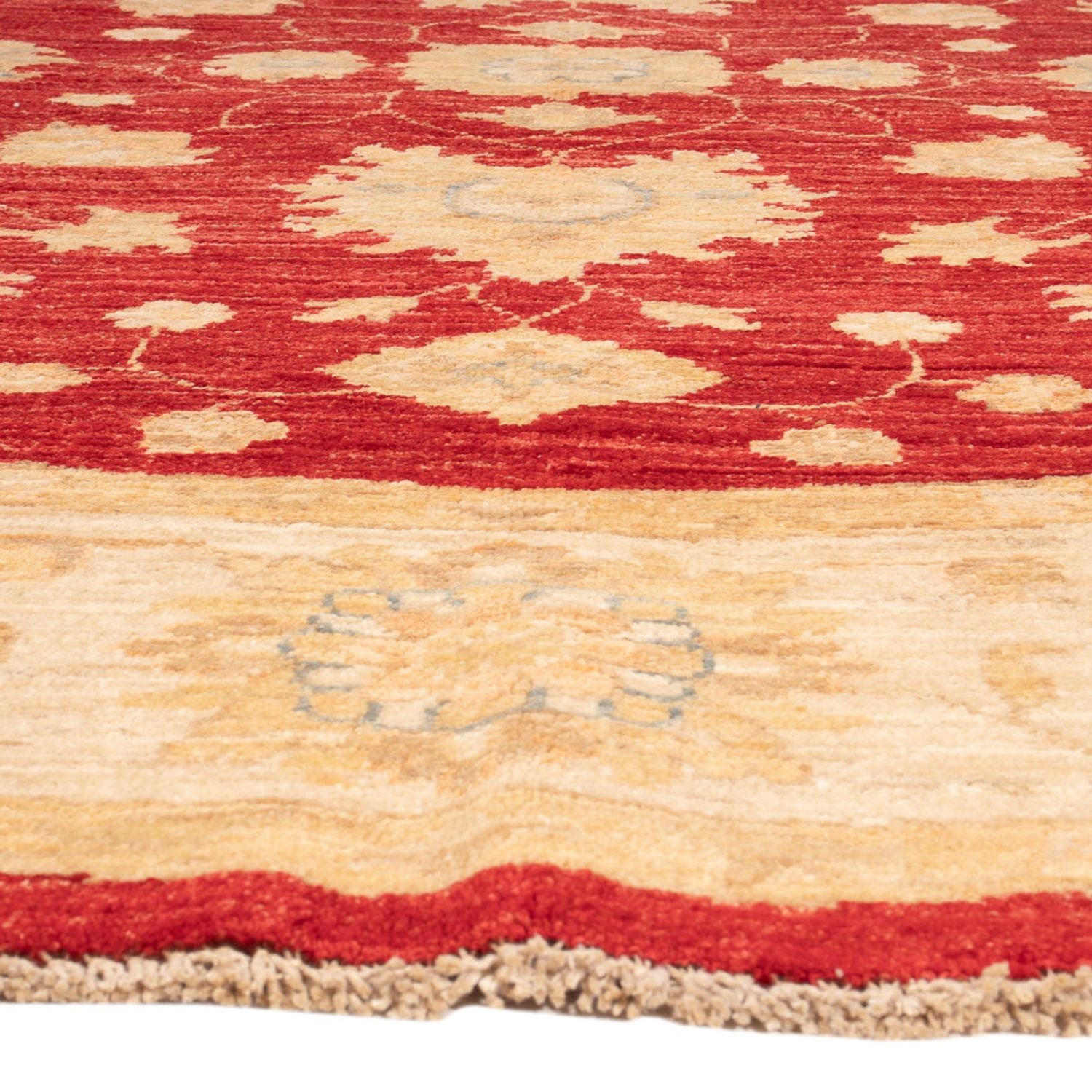 Ziegler Teppich rund  - 200 x 194 cm - rot