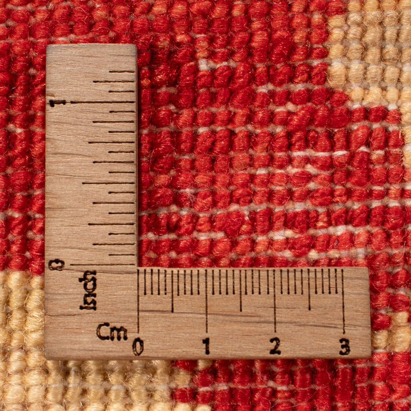 Ziegler Teppich rund  - 200 x 194 cm - rot