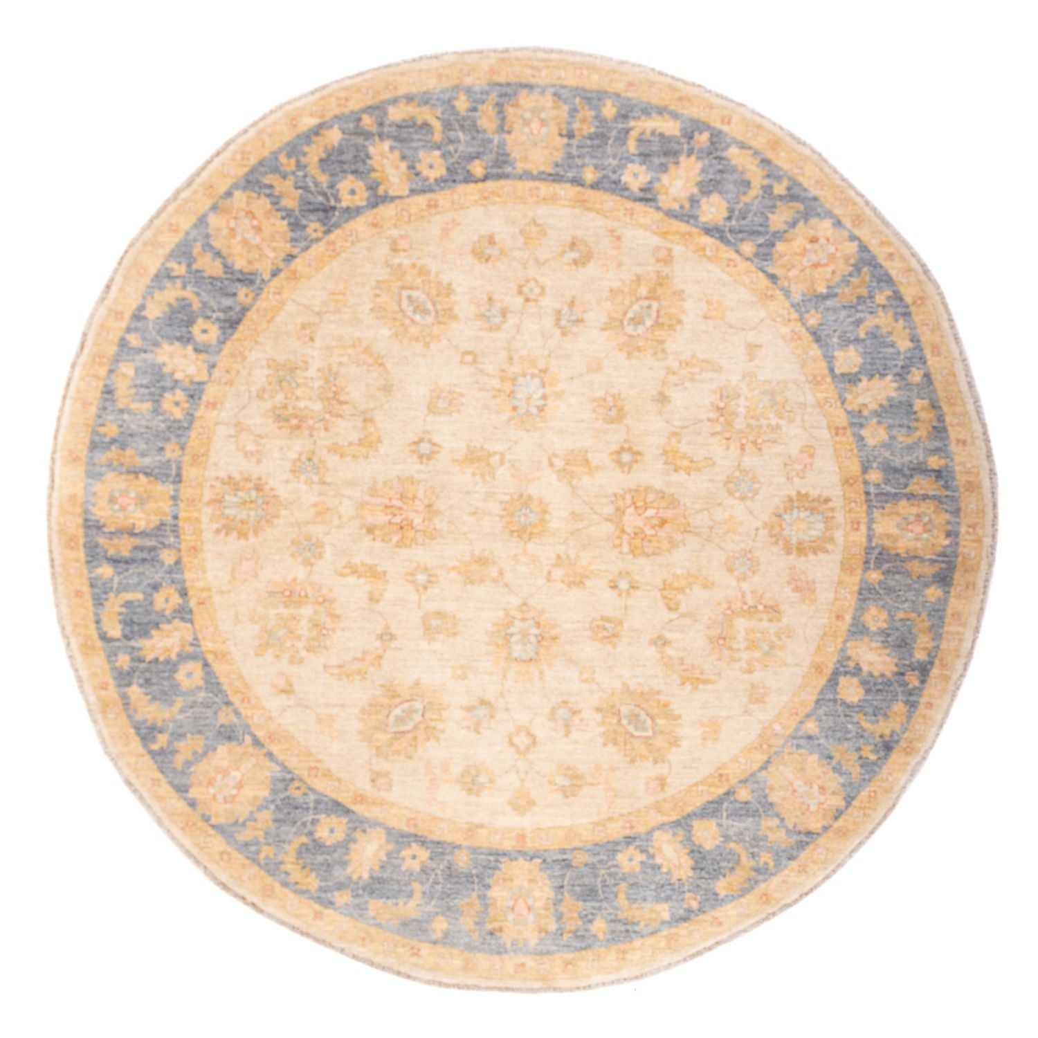 Ziegler Teppich rund  - 202 x 200 cm - beige