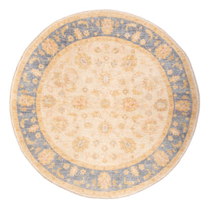 Ziegler Teppich rund  - 202 x 200 cm - beige