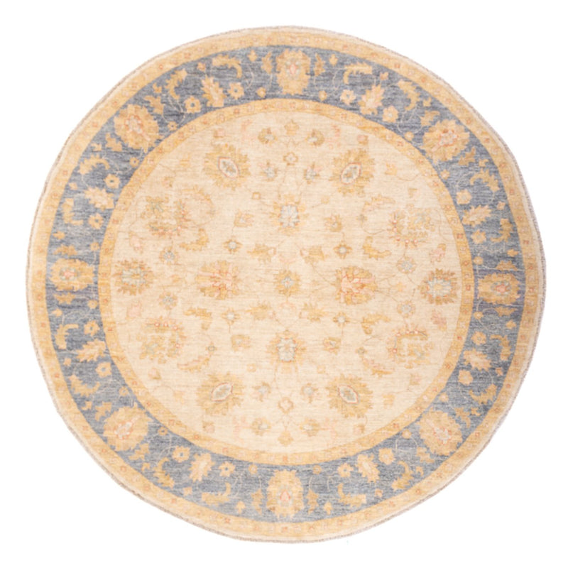 Ziegler Teppich rund  - 202 x 200 cm - beige