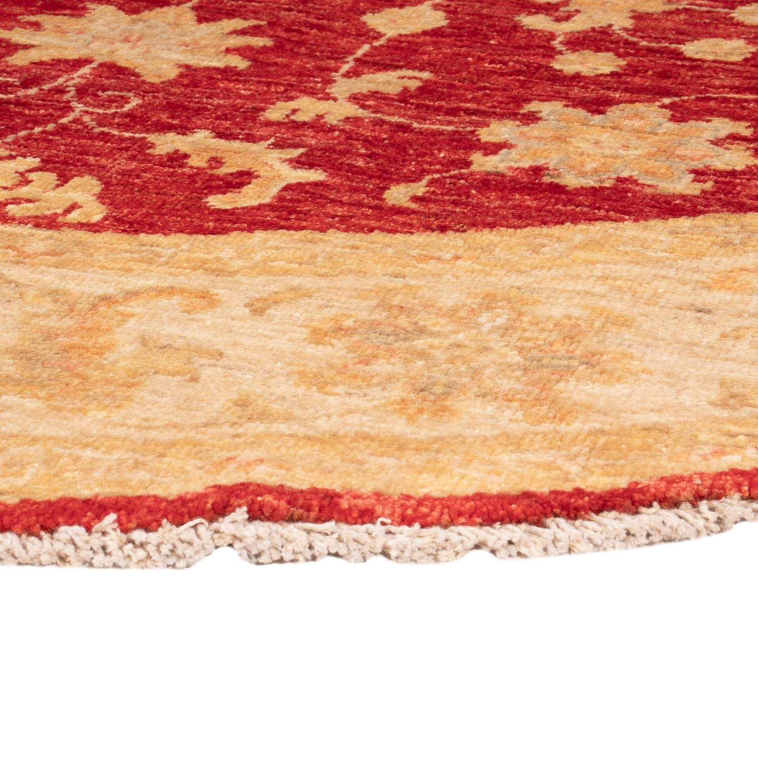 Ziegler Teppich rund  - 149 x 149 cm - rot