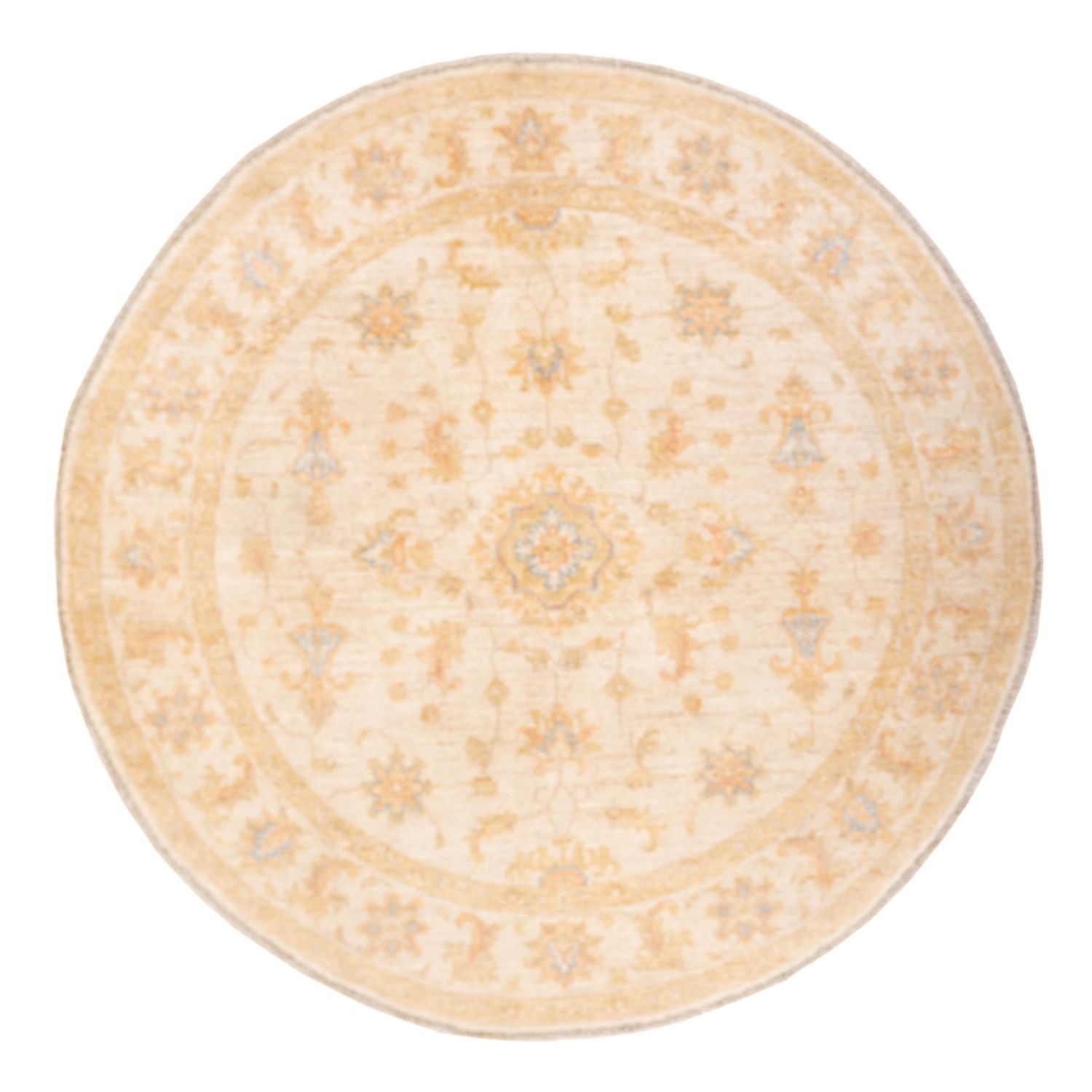 Ziegler Teppich rund  - 149 x 148 cm - beige