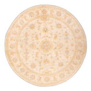 Ziegler Teppich rund  - 149 x 148 cm - beige