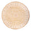 Ziegler Teppich rund  - 196 x 197 cm - beige