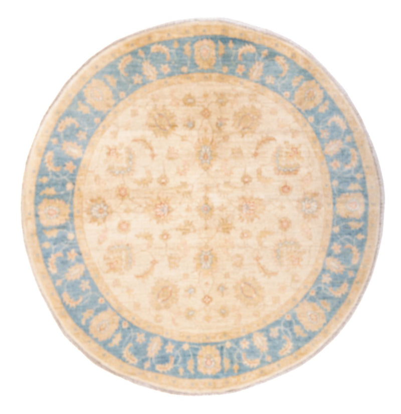 Ziegler Teppich rund  - 147 x 143 cm - beige