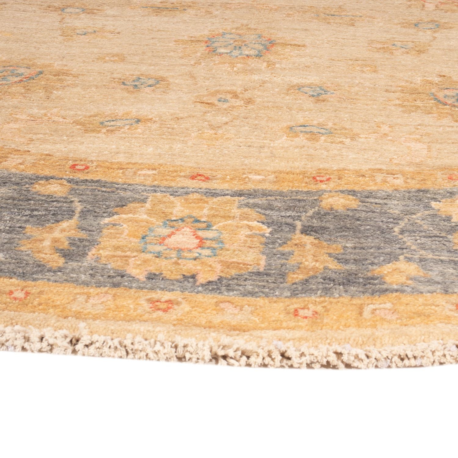 Ziegler Teppich rund  - 197 x 196 cm - beige