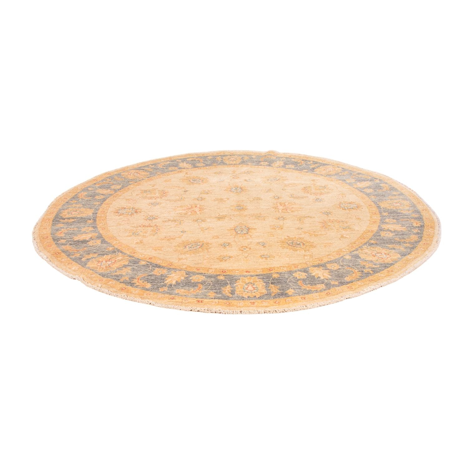 Ziegler Teppich rund  - 197 x 196 cm - beige