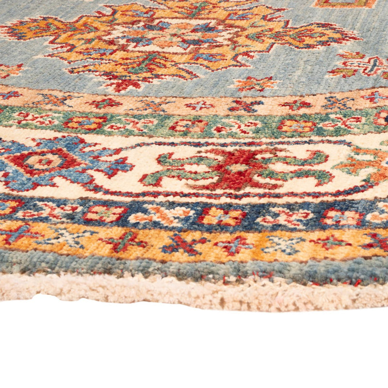 Ziegler Teppich - Kazak rund  - 148 x 147 cm - blau
