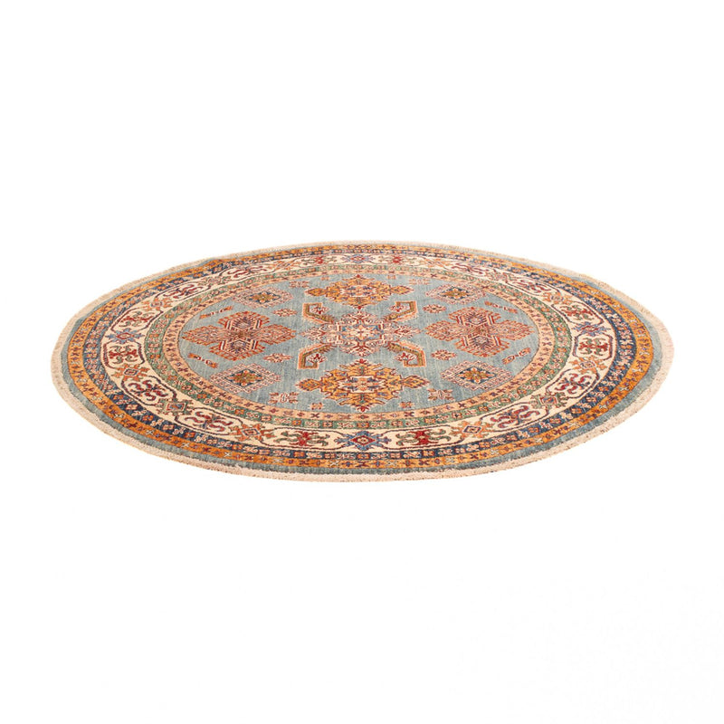 Ziegler Teppich - Kazak rund  - 148 x 147 cm - blau