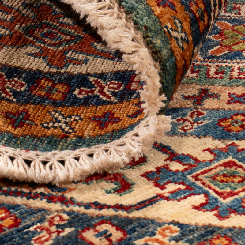 Ziegler Teppich - Kazak rund  - 151 x 147 cm - grün