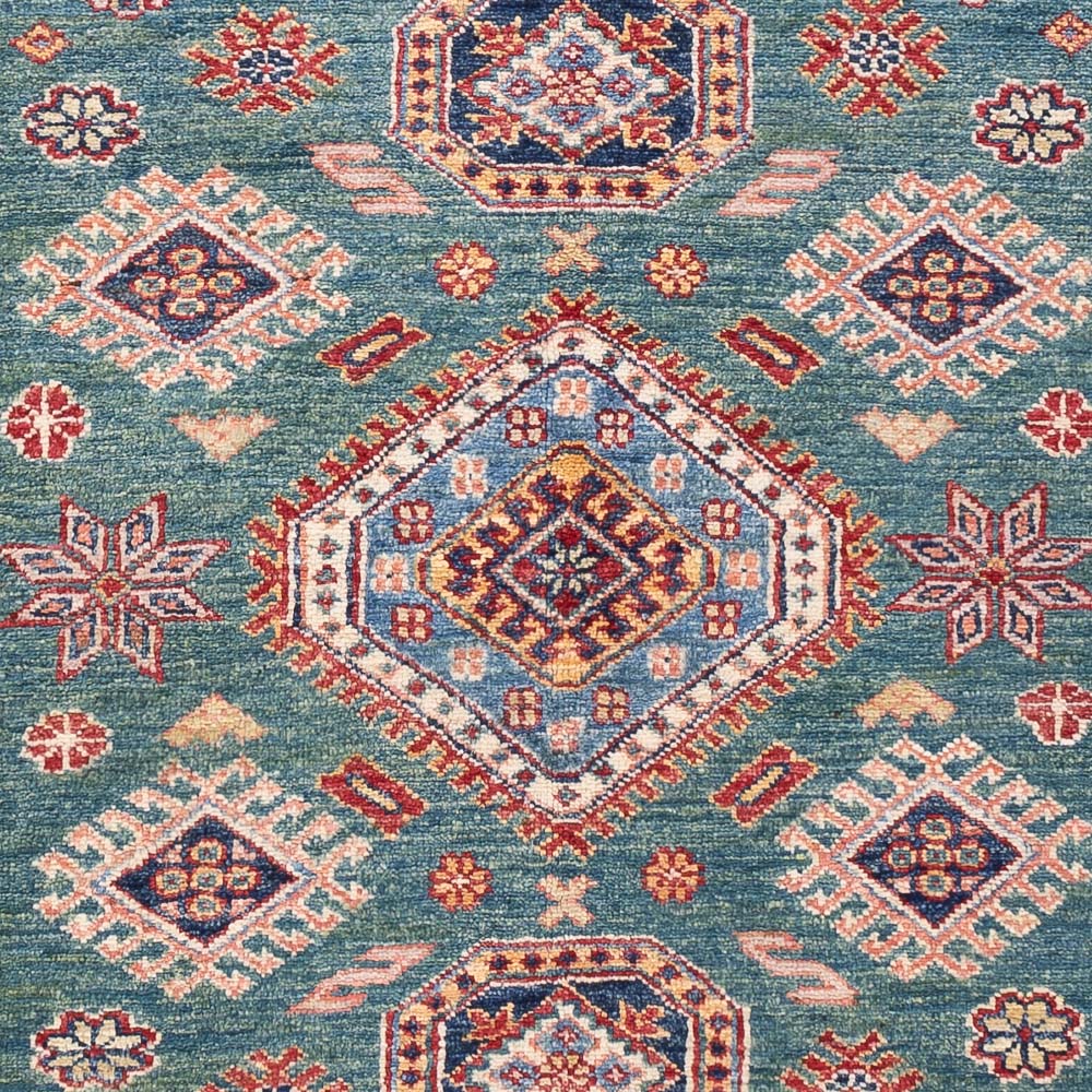 Ziegler Teppich - Kazak - Royal - 182 x 117 cm - grün
