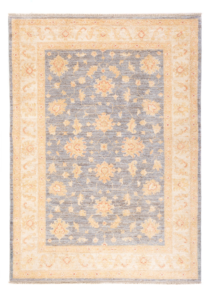Ziegler Teppich - 177 x 129 cm - seeblau
