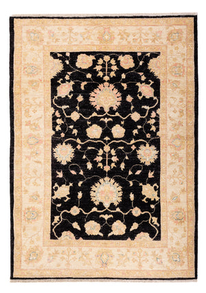 Ziegler Teppich - 178 x 124 cm - schwarz