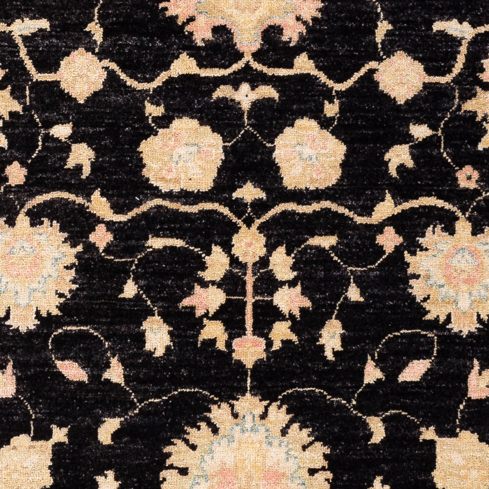 Ziegler Teppich - 178 x 124 cm - schwarz