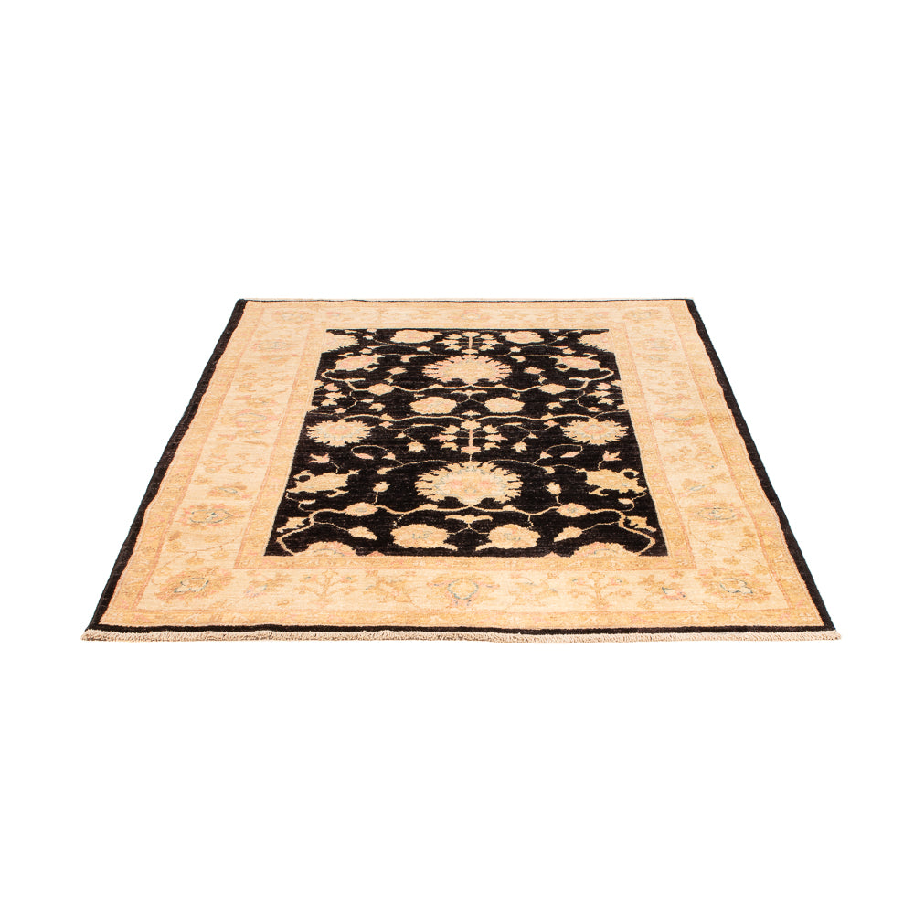 Ziegler Teppich - 178 x 124 cm - schwarz