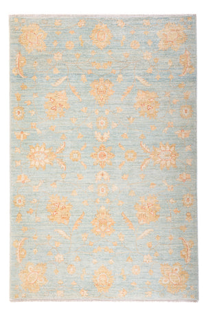 Ziegler Teppich - 185 x 121 cm - seeblau