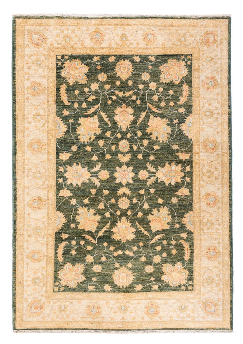 Ziegler Teppich - 175 x 125 cm - olivgrün