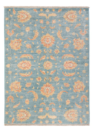 Ziegler Teppich - 179 x 125 cm - seeblau